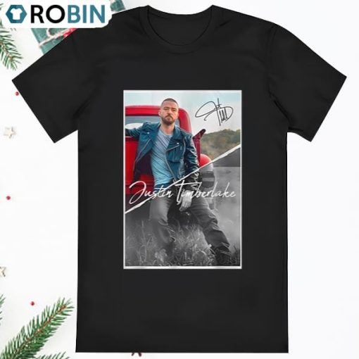 Justin Timberlake Signature Poster T Shirt