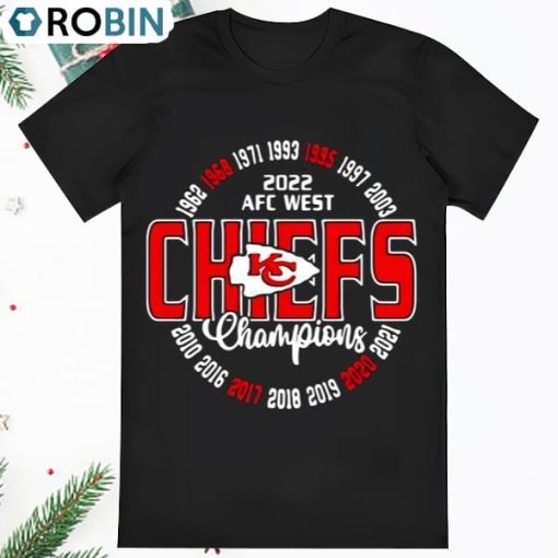 Kansas City Chiefs 2022 AFC West Champions Shirt