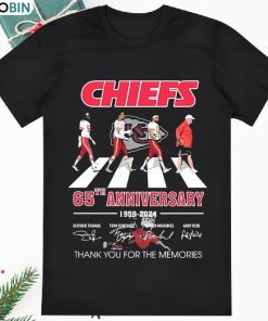Kansas City Chiefs Abbey Road 1959 2024 Thank You For The Memories T Shirt