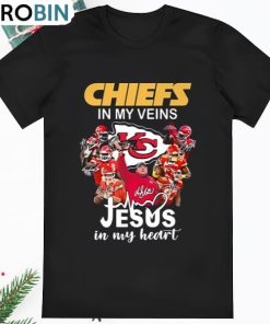 Kansas City Chiefs In My Vien Jesus In My Heart Shirt