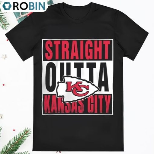 Kansas City Chiefs Straight Outta Kansas City Logo Shirt
