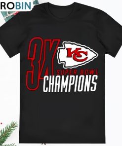 Kansas City Chiefs Three time Super Bowl Champions Shirt