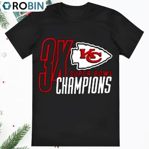 Kansas City Chiefs Three time Super Bowl Champions Shirt