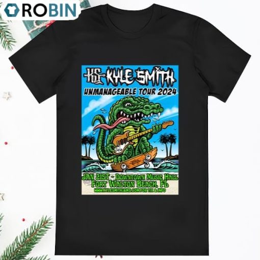 Kyle Smith January 2024 Unmanageable Tour T Shirt