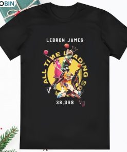Lebron James The King Basketball All Time Scoring Leader Shirt