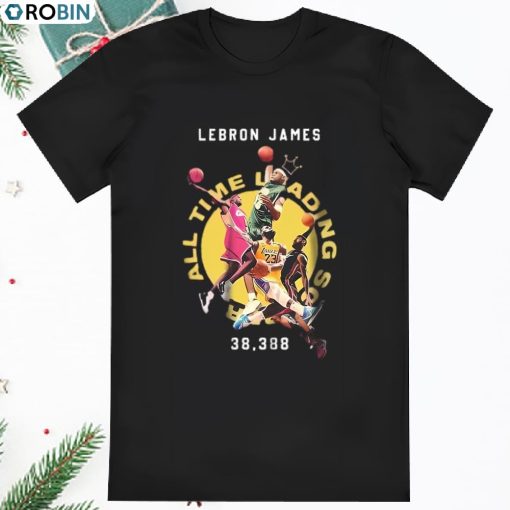 Lebron James The King Basketball All Time Scoring Leader Shirt