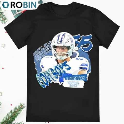 Leighton Vander Football Paper Dallas Cowboys Shirt