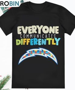 Los Angeles Chargers Everyone Communicates Differently Shirt Los Angeles Chargers Everyone Communicates Differently Shirt