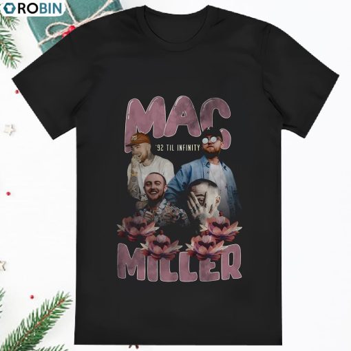 Mac Miller 92 Til Infinity Charity Vintage Bootleg Tee Shirt