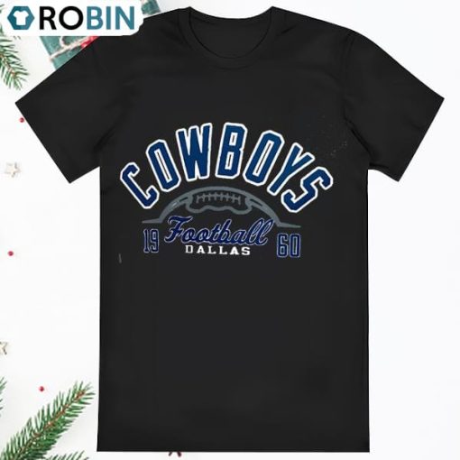 Mens Starter Heather Gray Dallas Cowboys Half Ball Team Long T Shirt