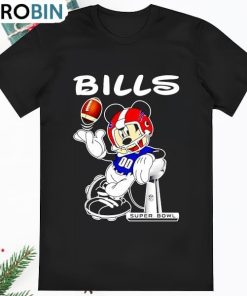 NFL Buffalo Bills Mickey Mouse Bills Super Bowl Shirt