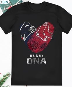 New England Patriots And Ohio State Buckeyes Heart Its In My Dna T Shirt
