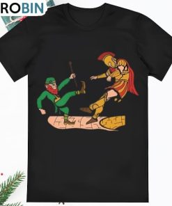 Notre Dame Irish Kick Out Spartan Warrior T Shirt