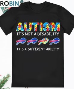 Official Autism It Not A Disability It Is A Different Ability T Shirt