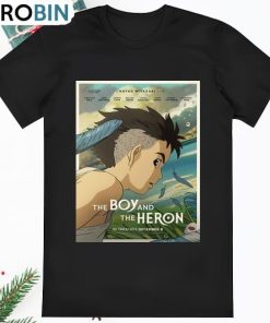 Official Poster for Hayao Miyazakiss The Boy and the Heron Shirt