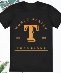 Official Texas Rangers 2023 World Series Champions Name Shirt