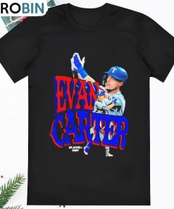 Official evan Carter Texas Rangers T Shirt