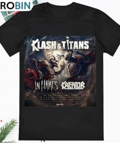 Original In Flames Kreator Klash Of The Titans Tour 2024 Shirt