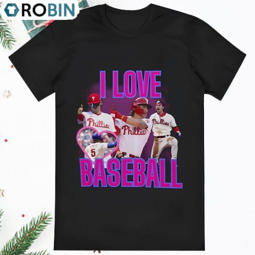 Philadelphia Phillies Bryson Stott I Love Baseball Shirt