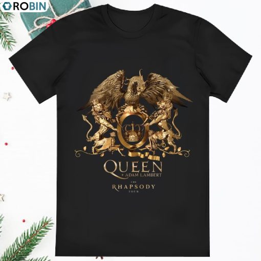 Queen Adam Lambert The Rhapsody Tour 2023 Queen Rock Band T Shirt