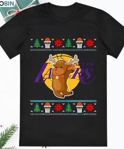 Reindeer Basketball Los Angeles Lakers Shirt
