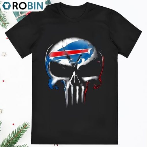 Skull Buffalo Bills Team Football 2023 Shirt Hoodie Sweatshirt