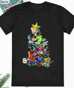 Super Mario Bros With Christmas Ornament Shirt Super Mario Bros With Christmas Ornament Shirt