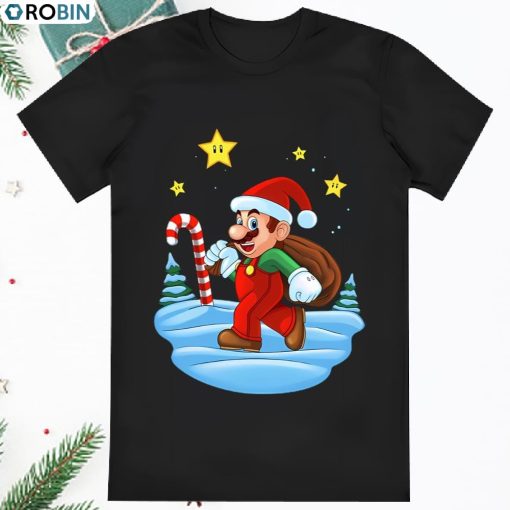 Super Mario Bros Xmas Kids T Shirt