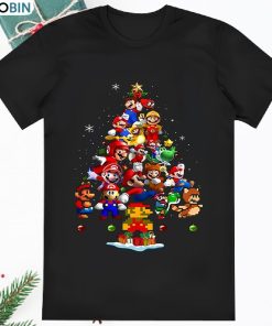 Super Mario Christmas Tree T Shirt