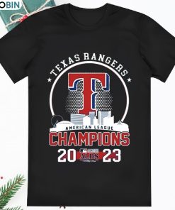 Texas Rangers 2023 Skyline American League Champions Shirt Texas Rangers 2023 Skyline American League Champions Shirt