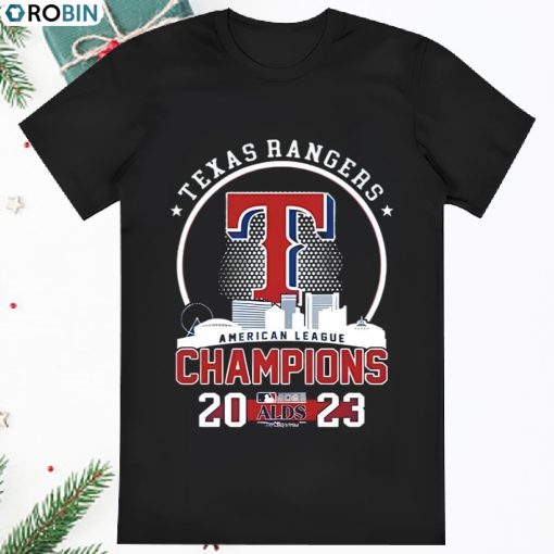 Texas Rangers 2023 Skyline American League Champions Shirt