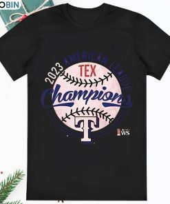 Texas Rangers Majestic Threads Women 2023 American League T Shirt