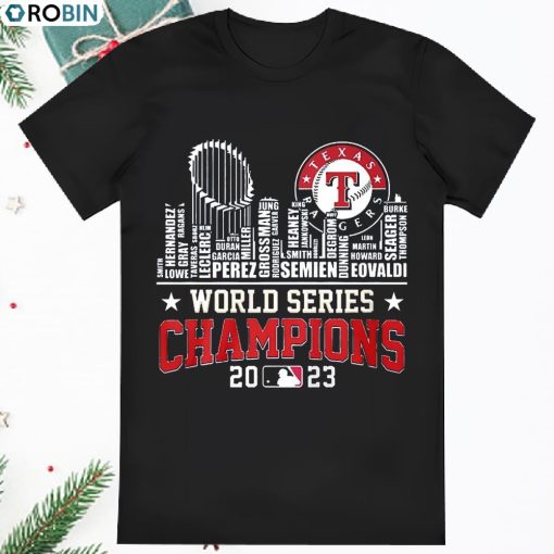 Texas Rangers World Series Champions 2023 T  Shirt