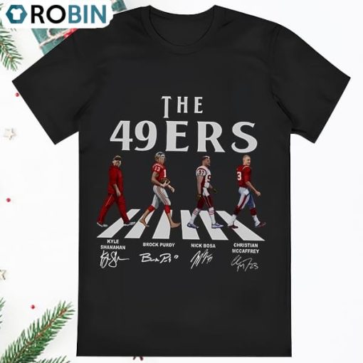 The 49ers Walking Abbey Road Signatures Football Shirt
