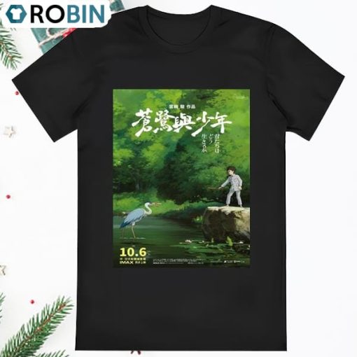 The Boy and the Heron 2023 Movie Poster Shirt