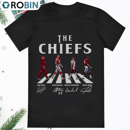 The Chiefs Walking Abbey Road Signatures Football Shirt