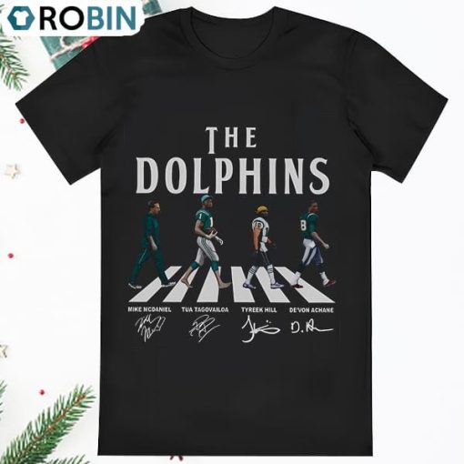 The Dolphins Walking Abbey Road Signatures Football Shirt