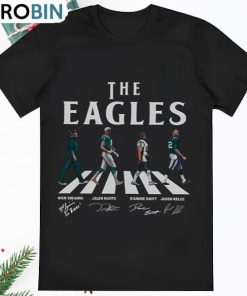 The Eagles Walking Abbey Road Signatures Football Shirt