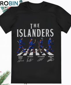 The Islanders Walking Abbey Road Signatures Ice Hockey Shirt