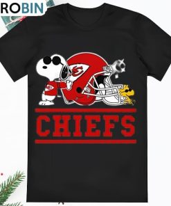 The Kansas City Chiefs Joe Cool And Woodstock Snoopy Christmas Shirt