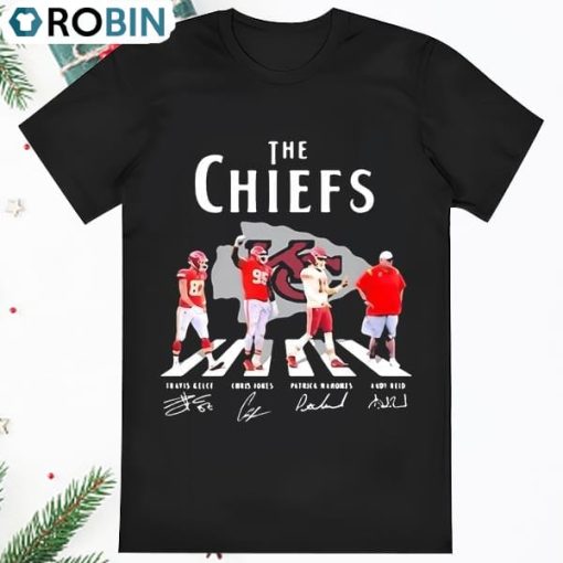 The Kansas City Chiefs The Legend Of Player Abbey Road Signatures T Shirt