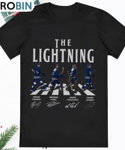 The Tampa Bay Lightning Walking Abbey Road Signatures Ice Hockey T Shirt