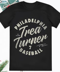 Trea Turner Philadelphia Baseball Vintage Cursive MLBPA T Shirt