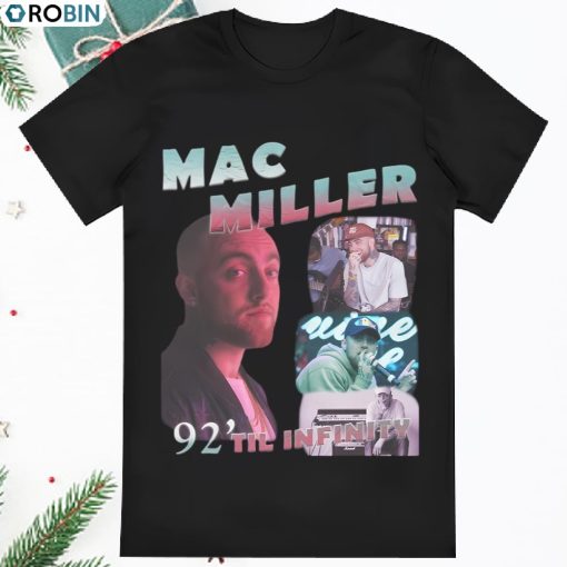 Vintage Retro Hip Hop Mac Miller 92 Infinity T Shirt