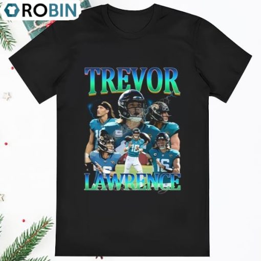 Vintage Trevor Lawrence Washed Football Jaguars Football T Shirt