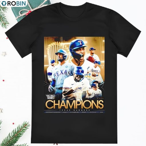World Series 2023 Champions Texas Rangers Poster Shirt