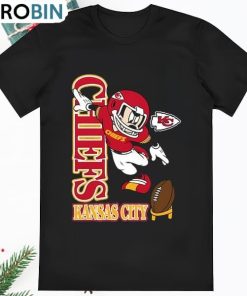Youth Kansas City Chiefs Heathered Charcoal Disney Kick Off T Shirt