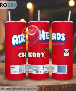 Air Heads 3D Printed Skinny Tumbler, Candy Tumbler