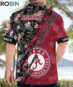 Alabama Crimson Tide Mickey Mouse Floral Short Sleeve Hawaii Shirt, Alabama Crimson Tide Team Gifts Alabama Crimson Tide Mickey Mouse Floral Short Sleeve Hawaii Shirt, Alabama Crimson Tide Team Gifts