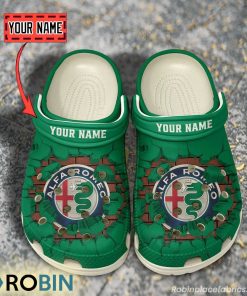 Alfa Romeo Break Cracked Hole Design Crocs Shoes Alfa Romeo Break Cracked Hole Design Crocs Shoes